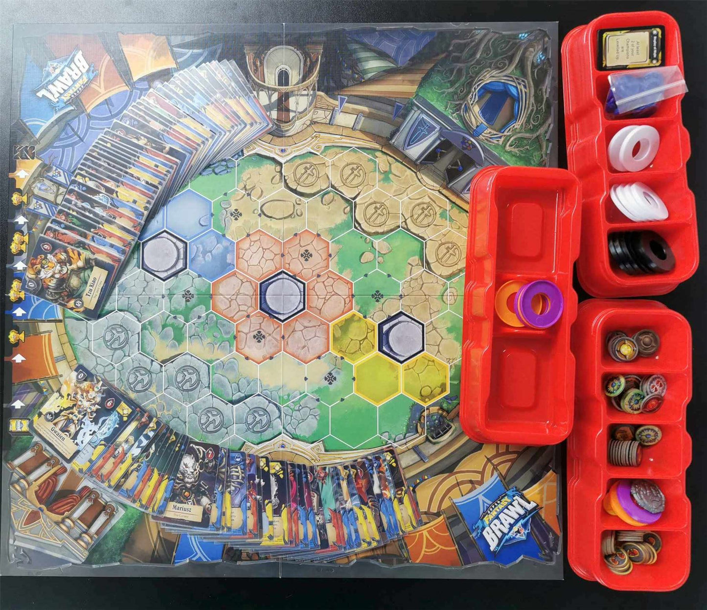 Super Fantasy Brawl Kickstarter Edition Board Game #9I9