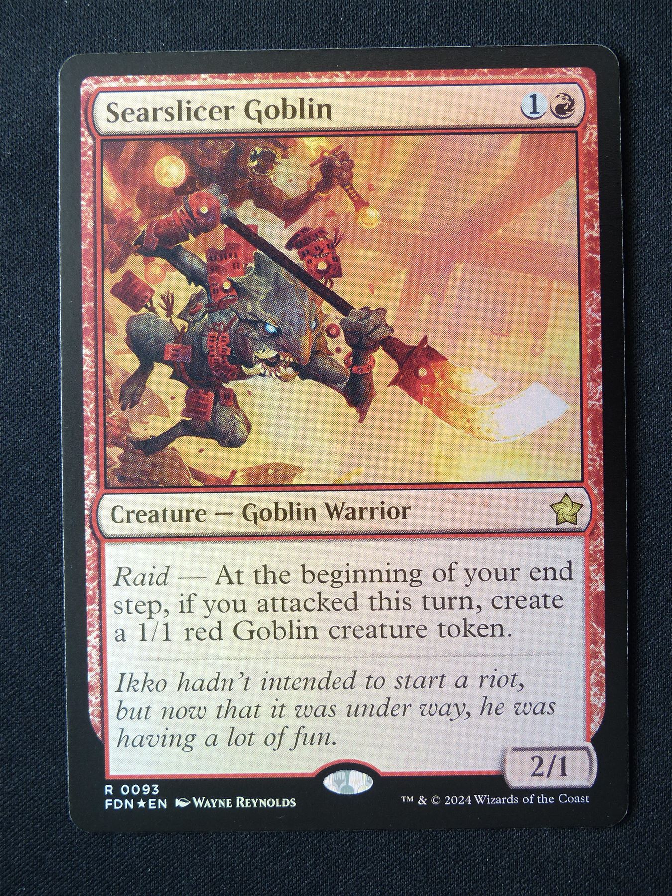 Searslicer Goblin Foil - FDN - Mtg Card #58O