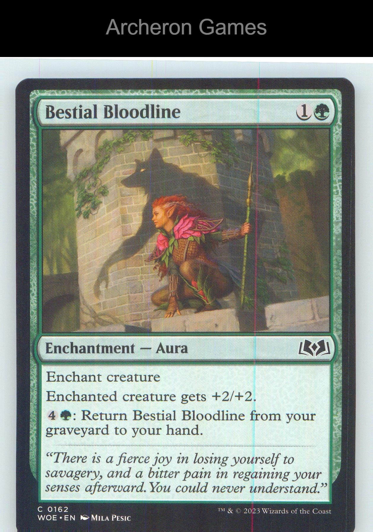 Bestial Bloodline WOE 162 C MTG Card NM/EX+