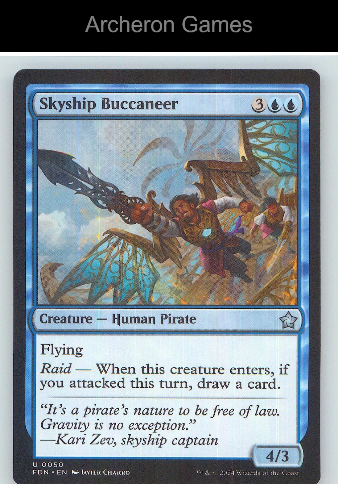 Skyship Buccaneer FDN 50 UC MTG Card NM/EX+