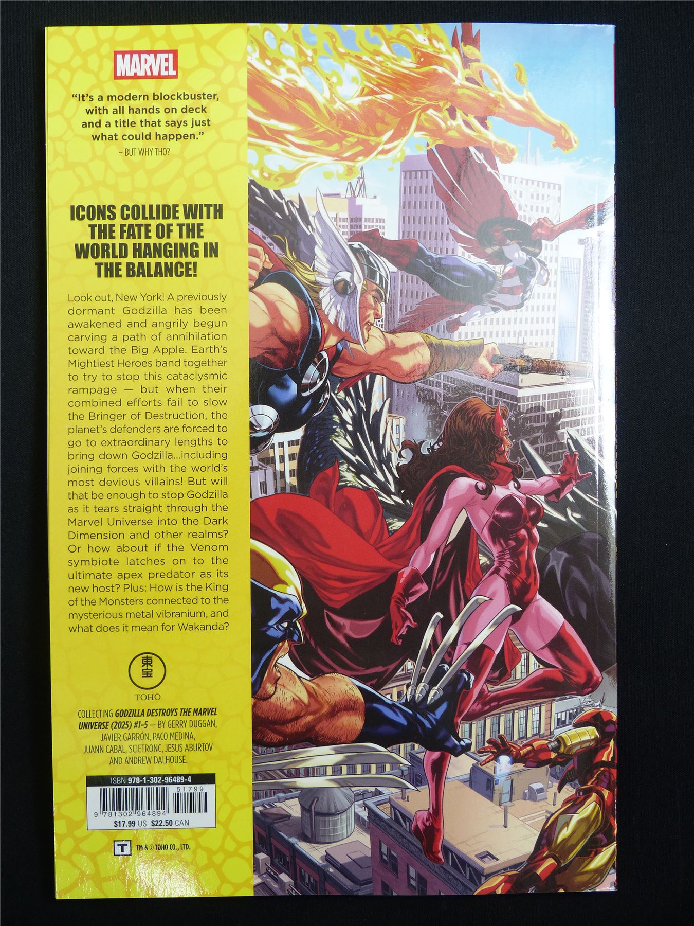 Godzilla Destroys the Marvel Universe - Marvel Graphic Softback #46U
