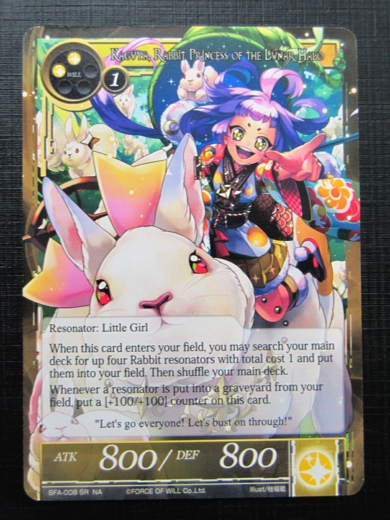 Force of Will Cards: KAGUYA, RABBIT PRINCESS OF THE LUNAR HALO NA # 15G40