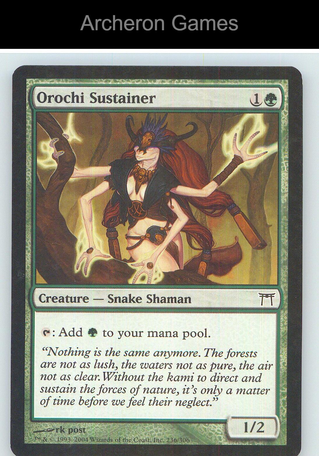 Orochi Sustainer CHK 236 C MTG Card NM/EX+