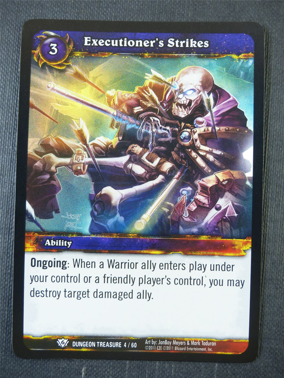 Executioner's Strikes 4/60 Foil - WoW Card #1A5