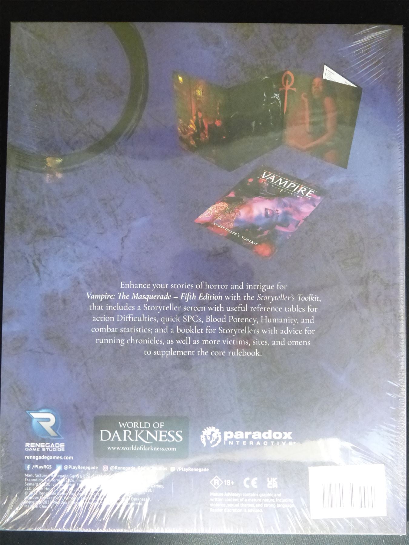 Vampire the Masquerade: Storyteller's Toolkit - Roleplay GM Screen #180