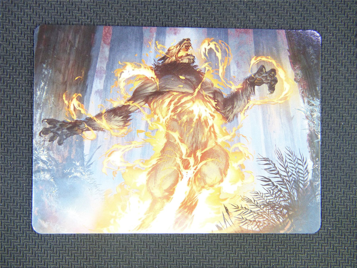 Bloodthirsty Adversary Art Card 42 - Innistrad Midnight Hunt Art Series - Mtg Card #3DF
