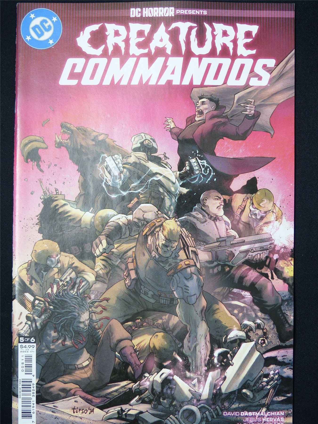 CREATURE Commandos #5 - B&B DC Comic #DE