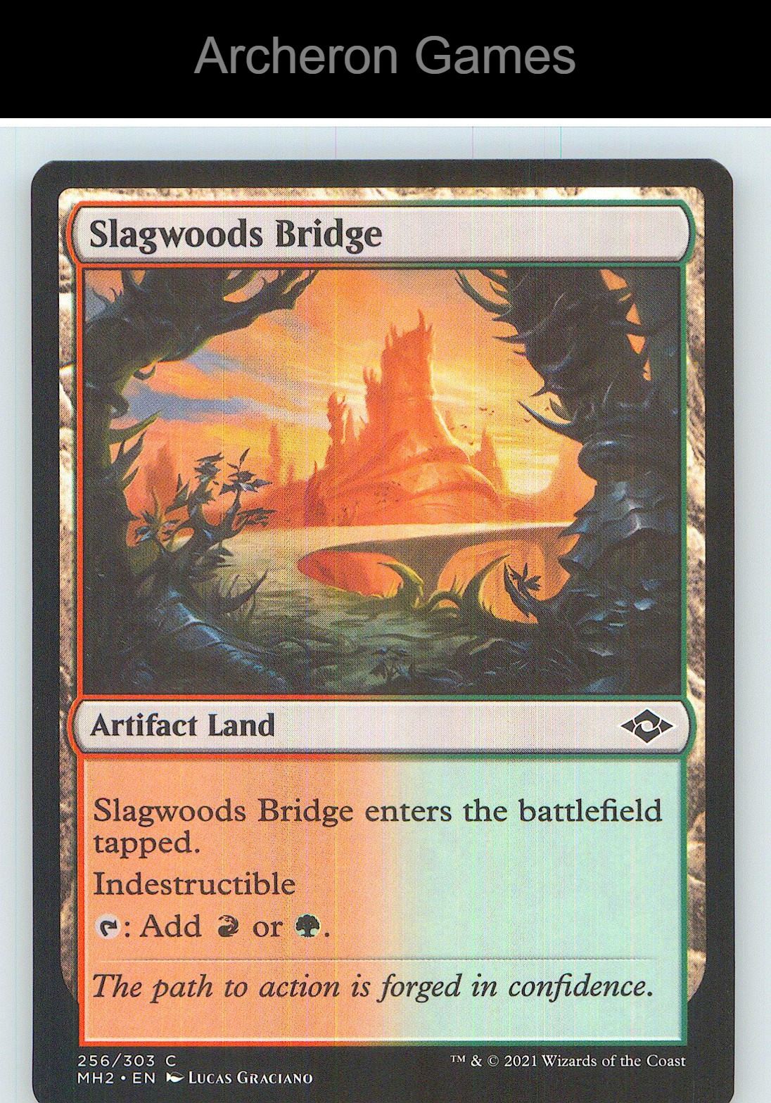 Slagwoods Bridge MH2 256 C MTG Card NM/EX+