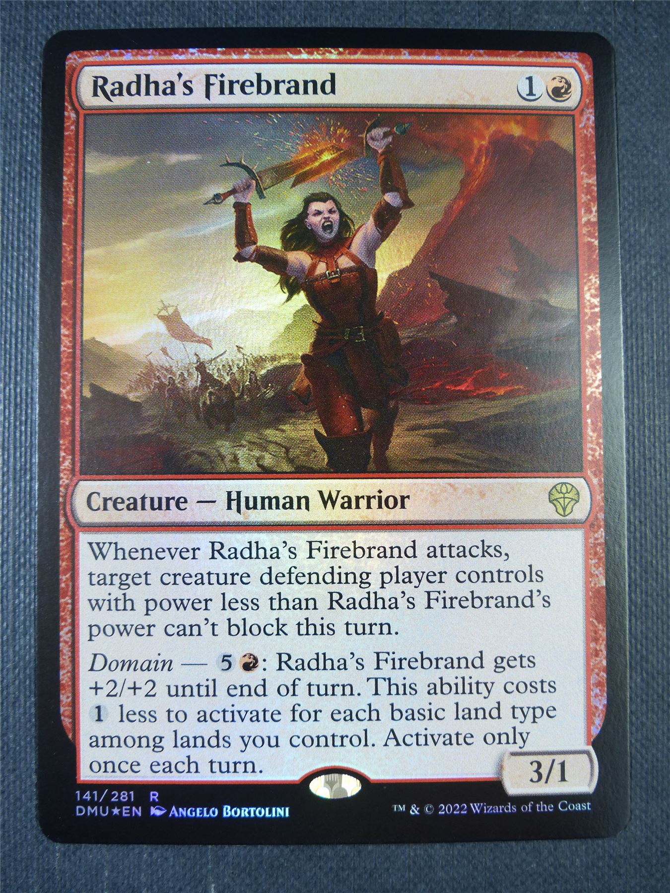 Radha's Firebrand Foil - Dominaria United Mtg Card #7EB