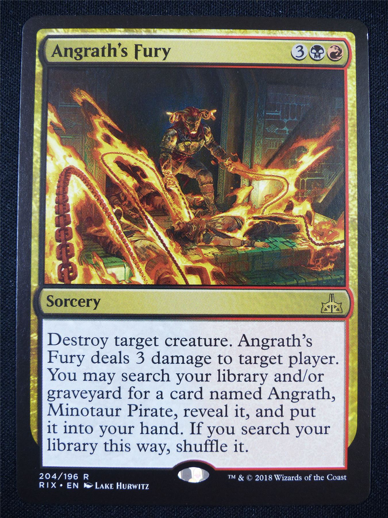 Angrath's Fury - Mtg Card #1YI