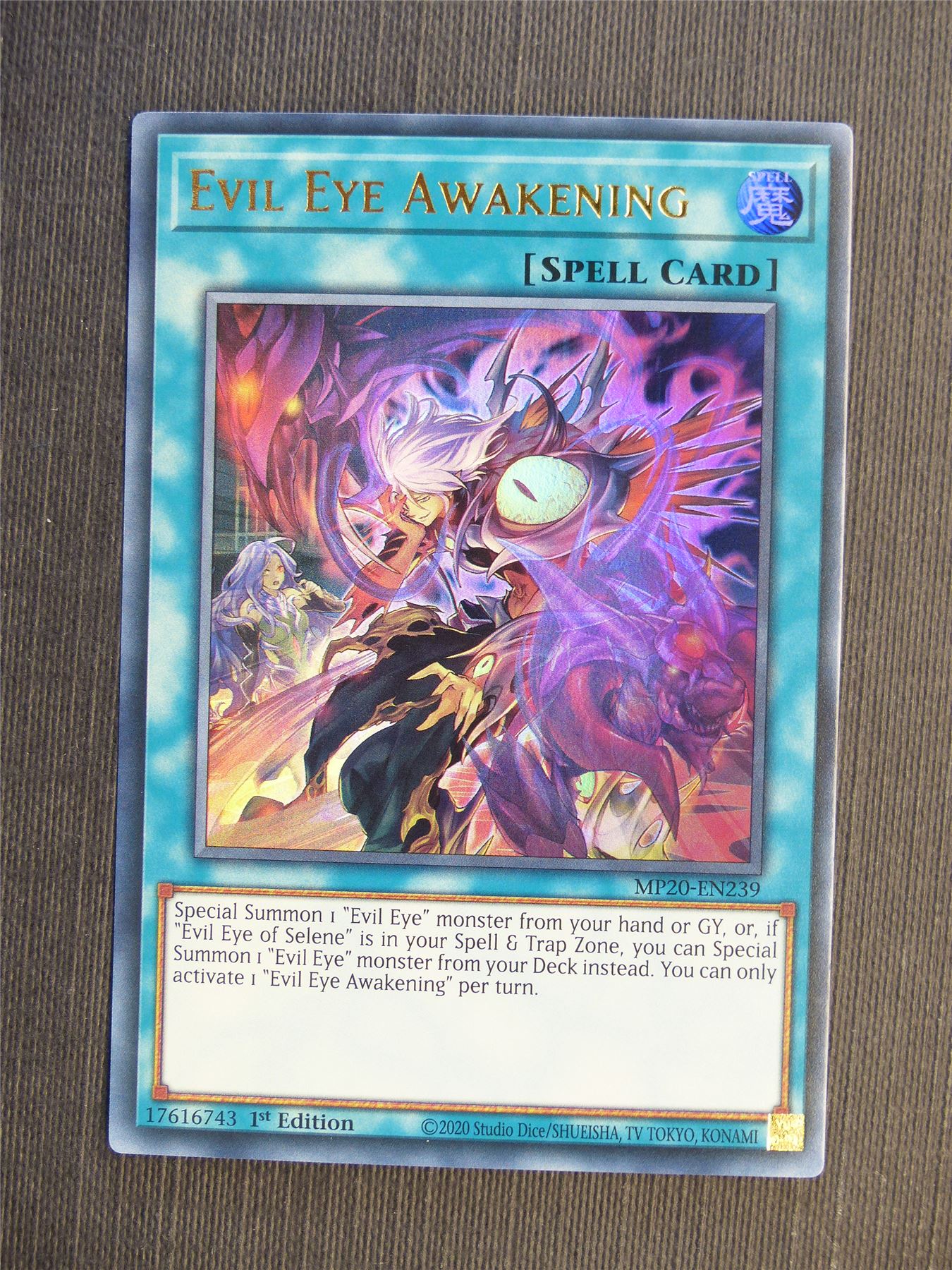 Evil Eye Awakening MP20 Ultra Rare - 1st ed - Yugioh Cards #694 Archeron Evil Eye Awakening MP20 Ultra Rare - 1st ed - Yugioh Cards #694 Archeron