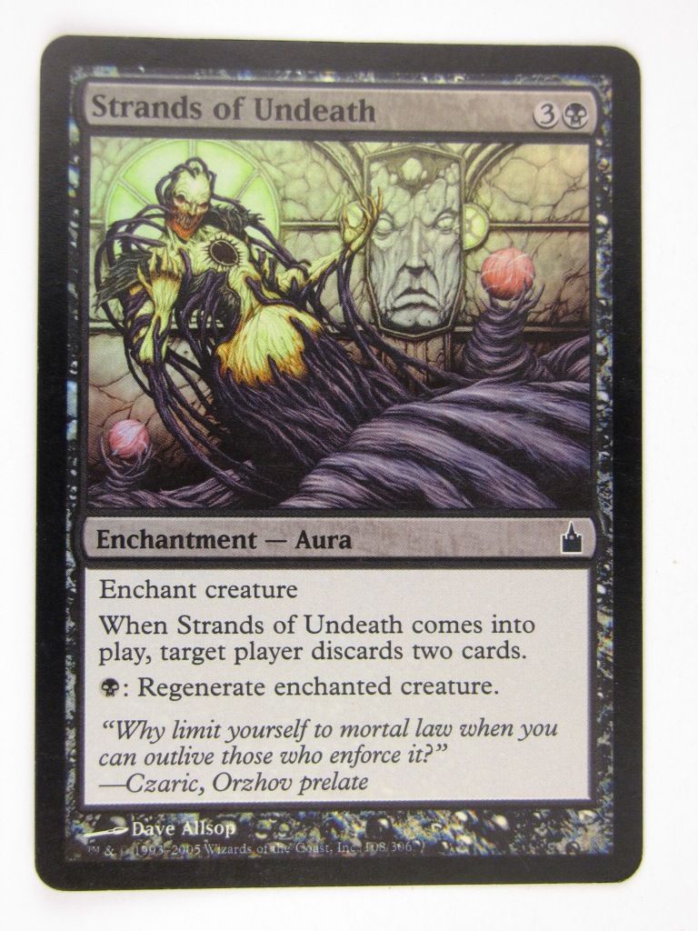 Mtg FOIL - STRANDS OF UNDEATH - played
