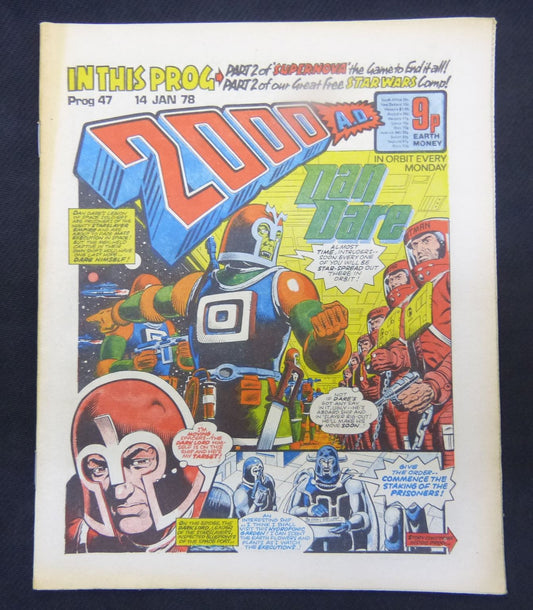 2000 AD Comic - Programme 47 - 14 Jan 1978 #NA