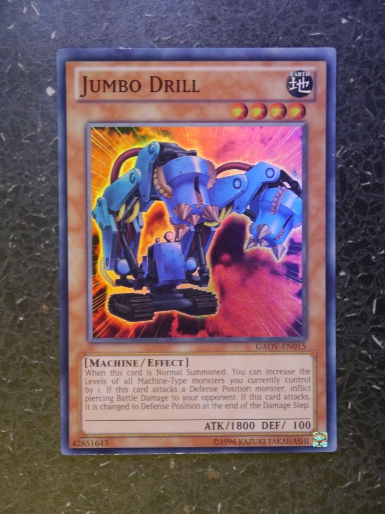 Yugioh Cards: JUMBO DRILL GAOV SUPER RARE # 2H52