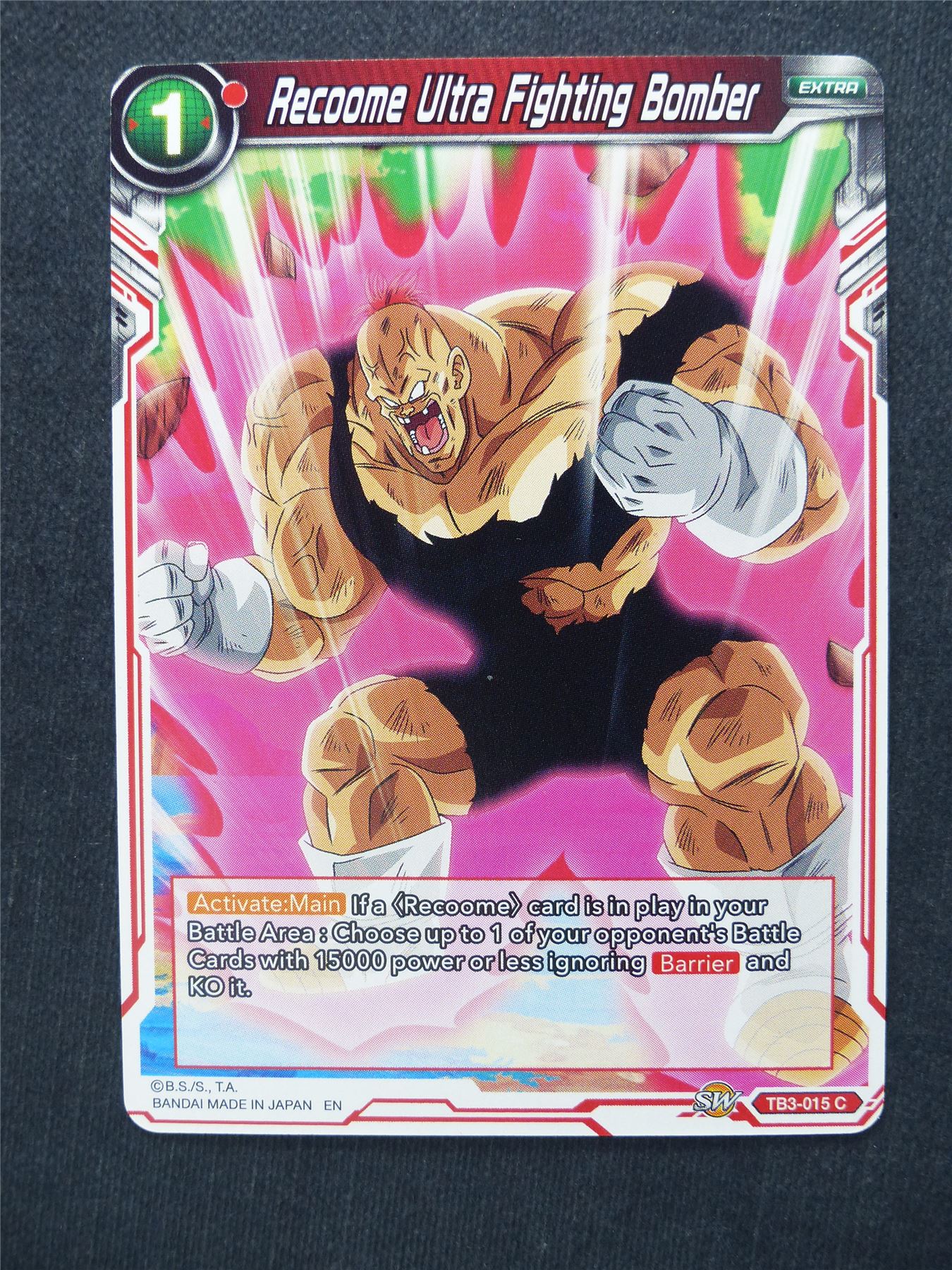 Recoome Ultra Fighting Bomber - Dragon Ball Super Cards #C5