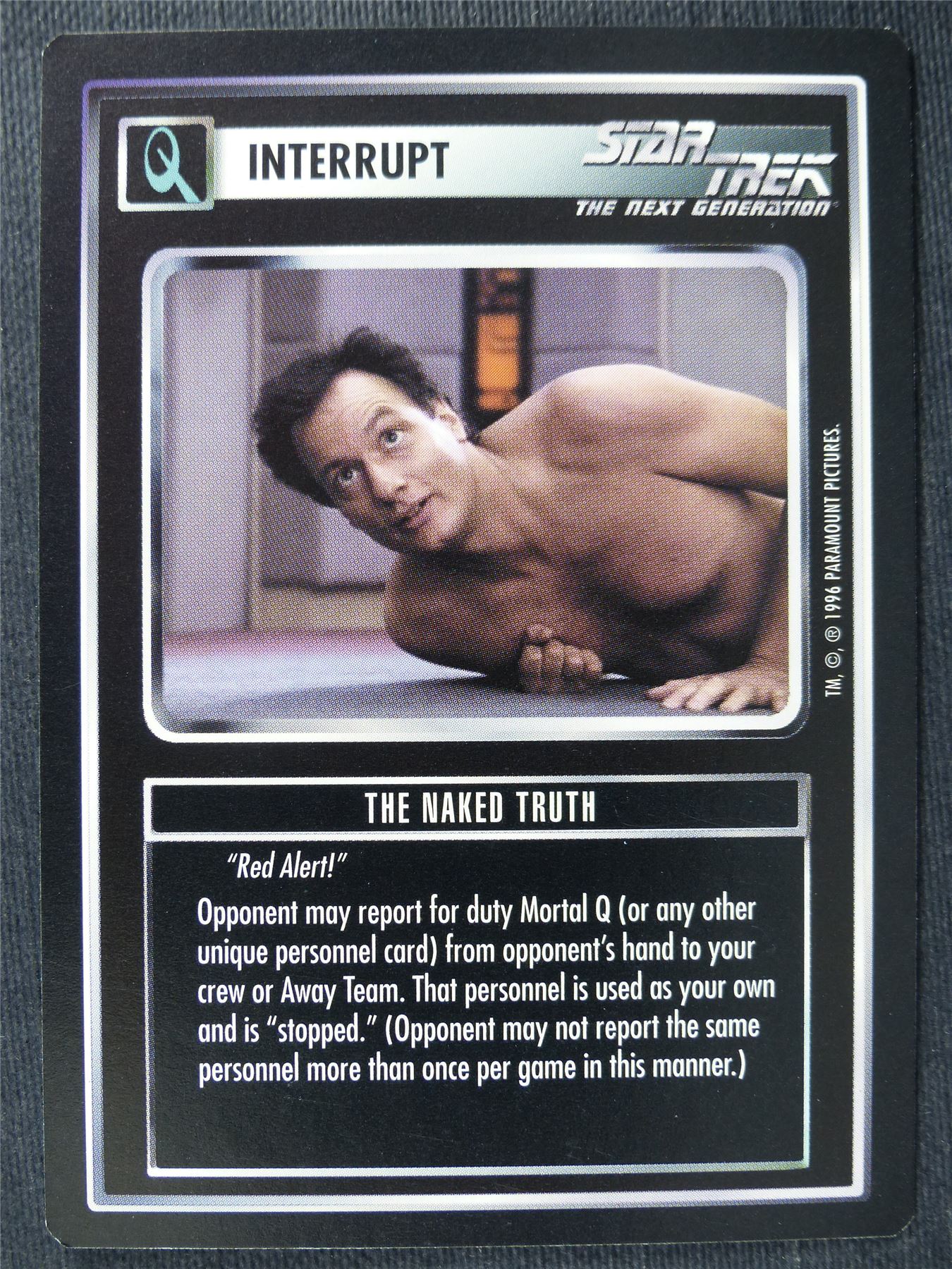 The Naked Truth - NG - Star Trek Cards #ZF