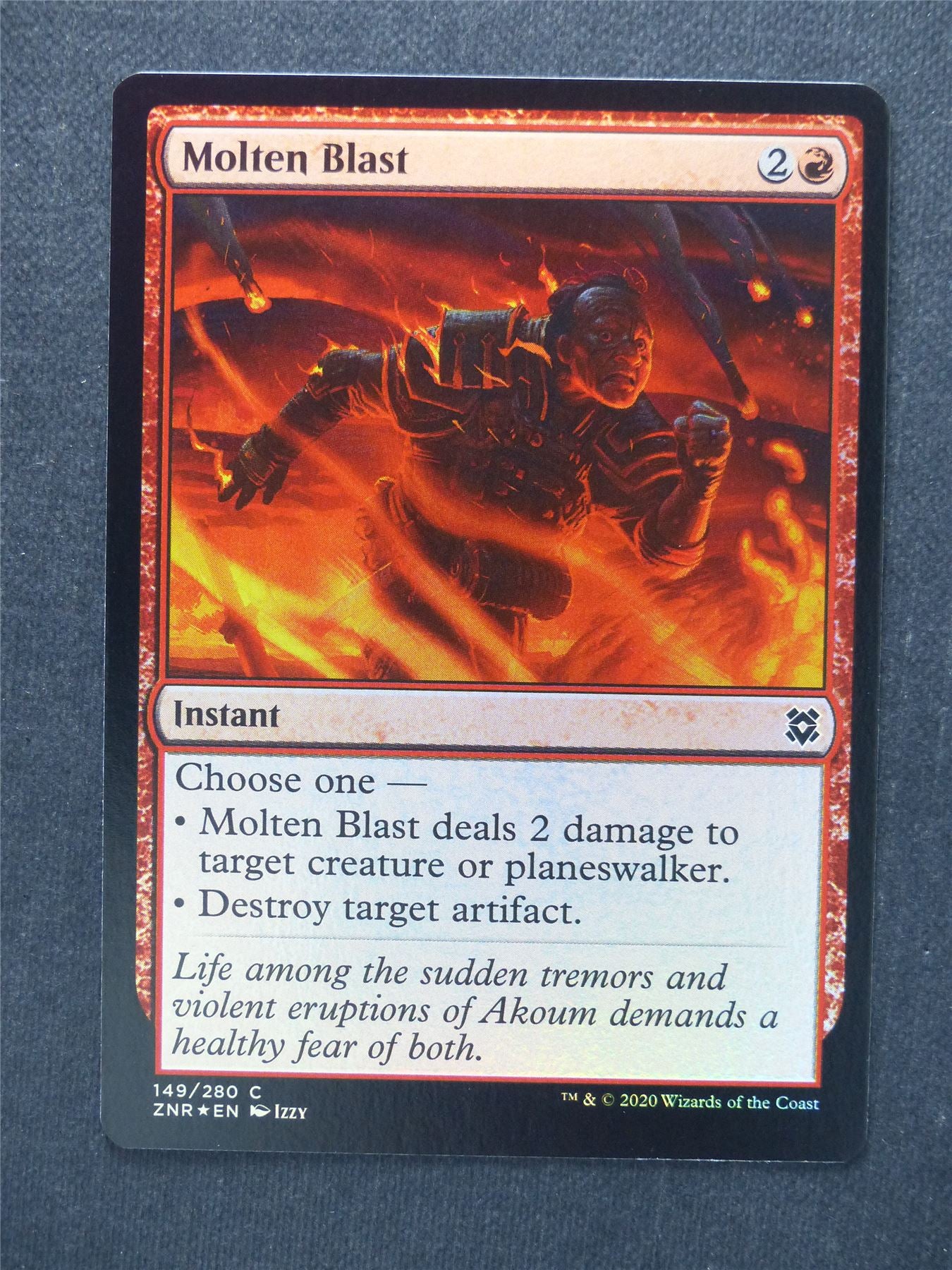 Molten Blast Foil - Mtg Magic Cards #QE