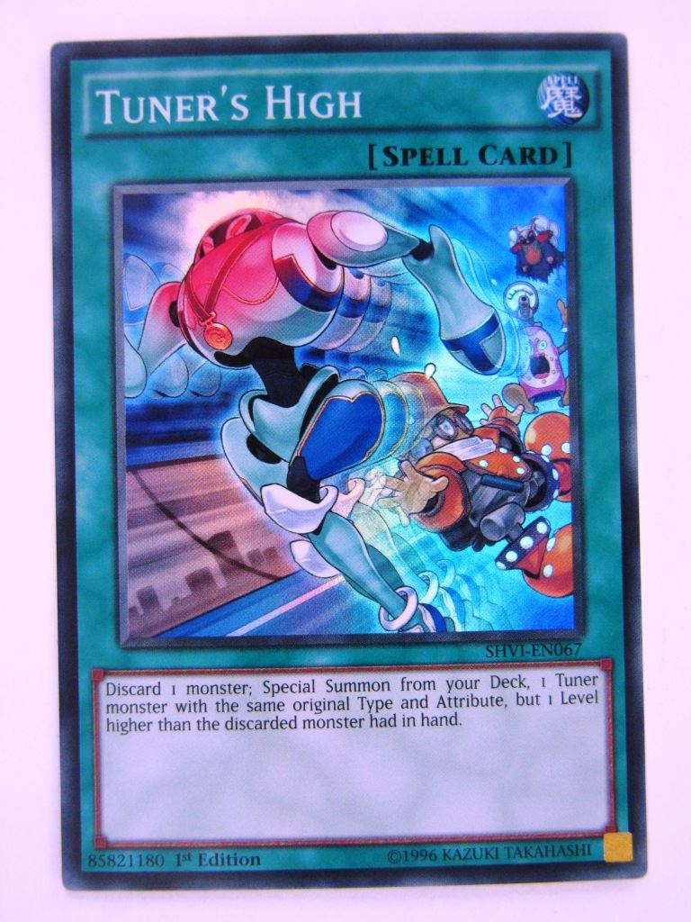 Yugioh Cards: TUNER'S HIGH SHVI SUPER RARE # 10E99