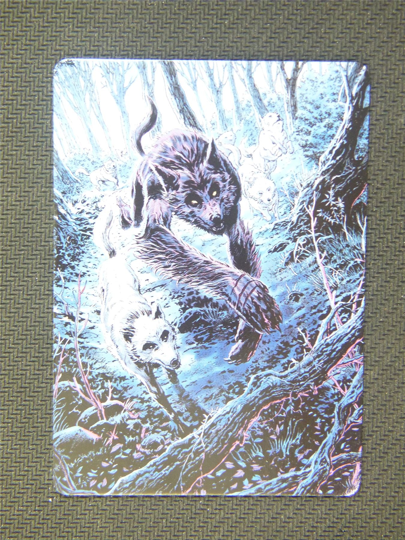 Untamed Pup Art Card 77 - Innistrad Midnight Hunt Art Series - Mtg Card #3EE