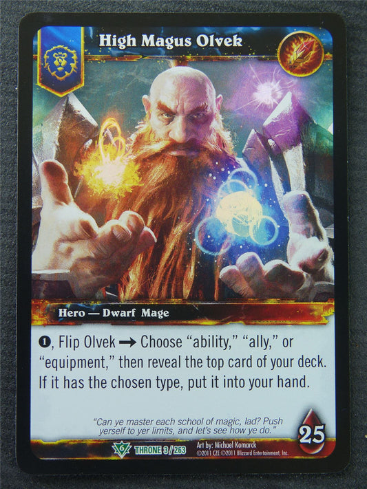 High Magus Olvek - Uncommon - Holo - World Of Warcraft #1LK