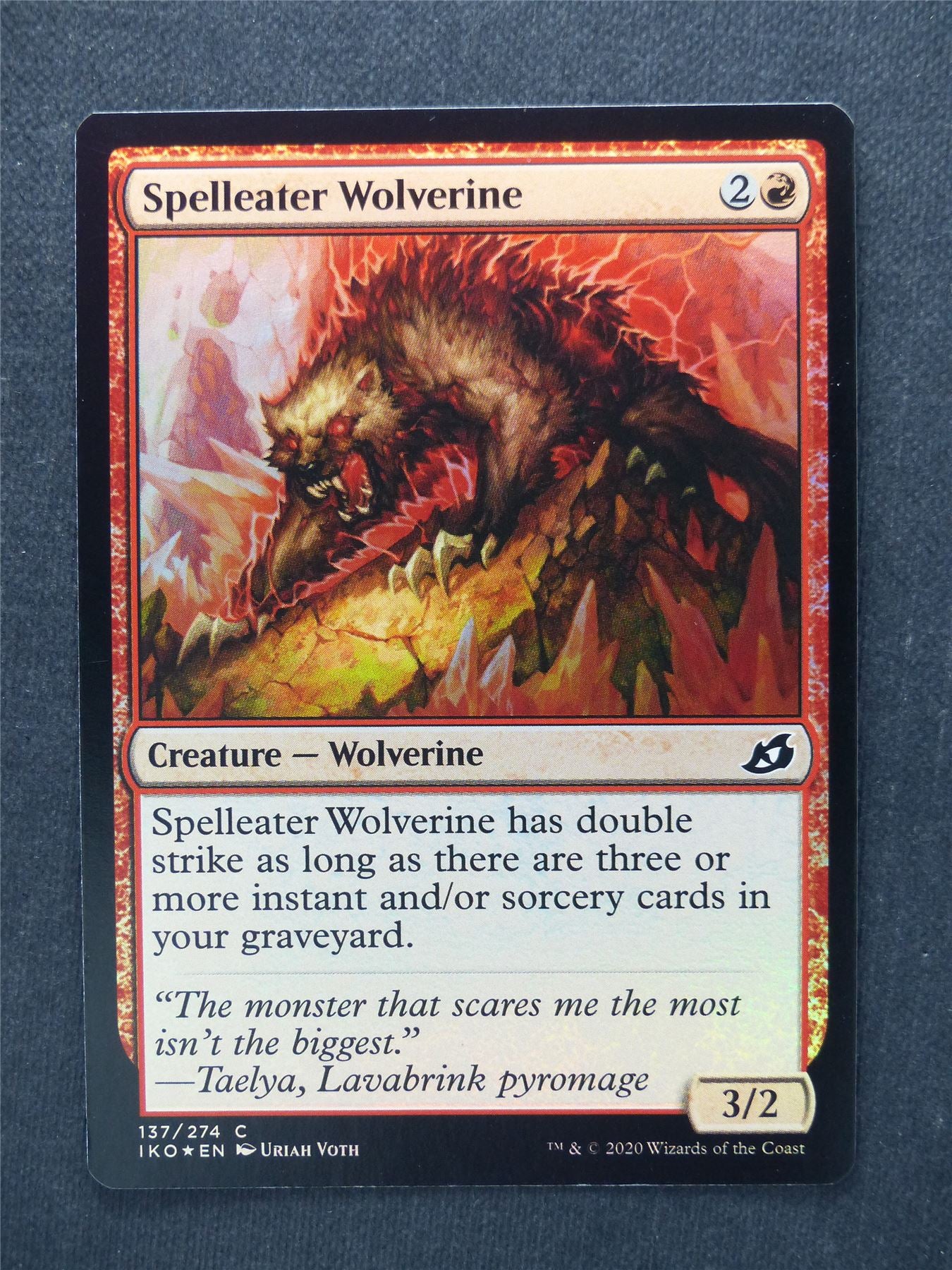 Spelleater Wolverine Foil - Mtg Magic Cards #RD