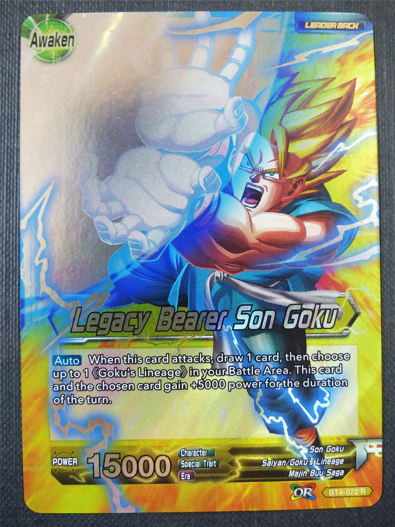 Legacy Bearer Son Goku Foil - Dragon Ball Super Card #5GN