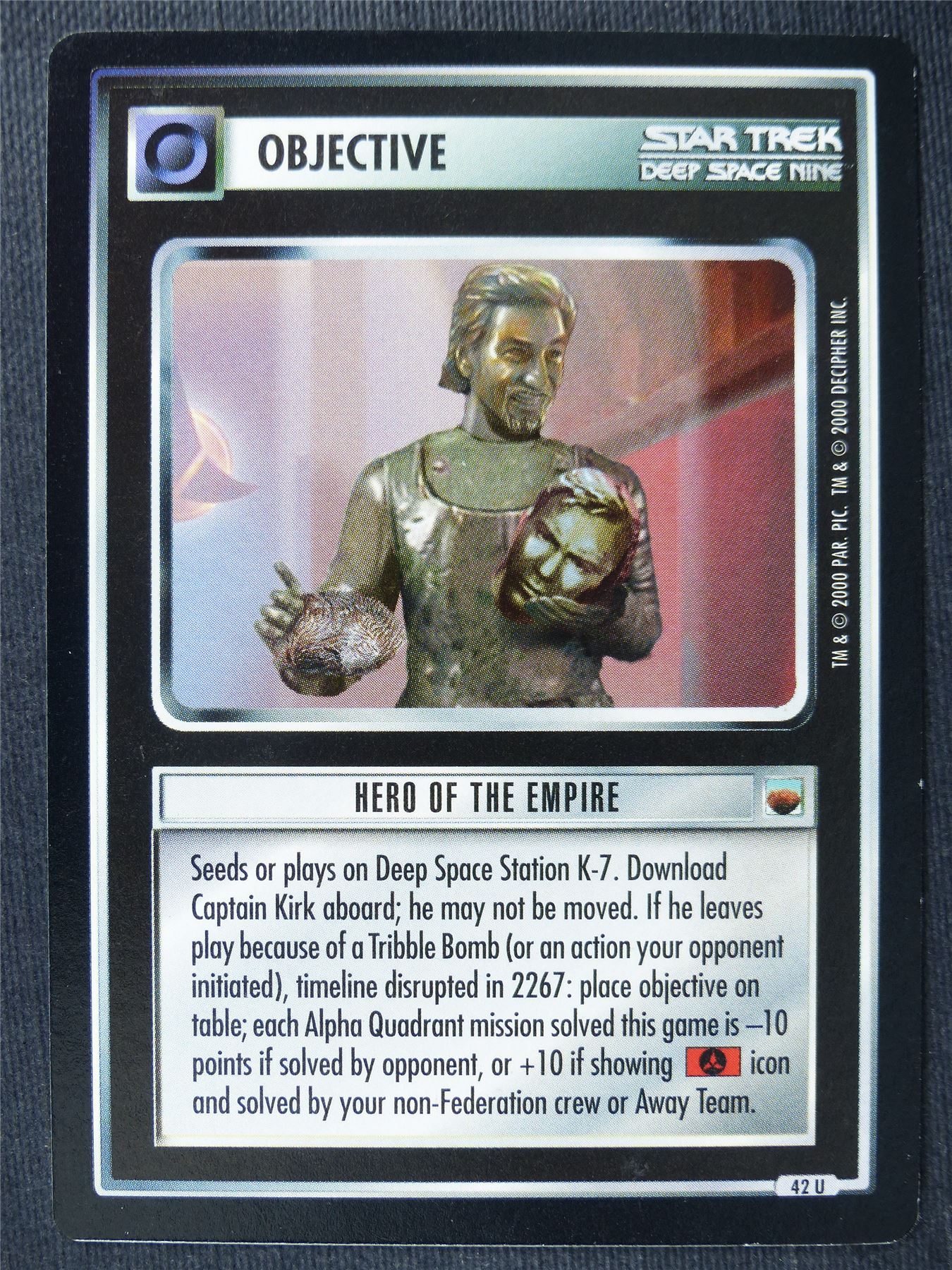Hero of the Empire - DS9 - Star Trek Cards #ZS