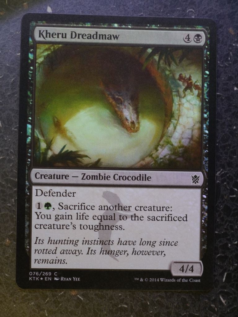 MTG Magic Cards: KHERU DREAD MAW FOIL # 4J9