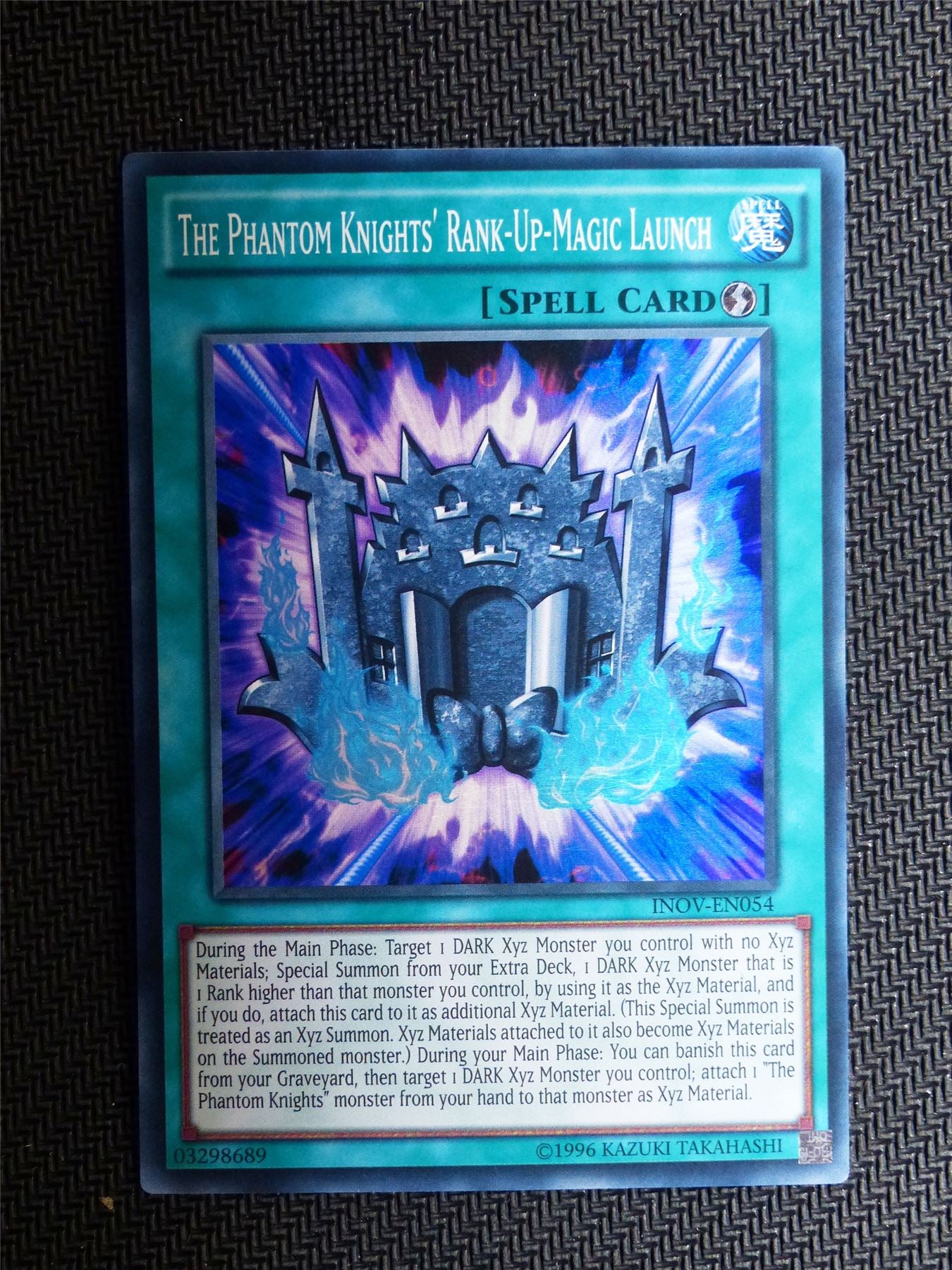 The Phantom Knights Rank UP Magic Launch - INOV - Super Rare - Yugioh Archeron The Phantom Knights Rank UP Magic Launch - INOV - Super Rare - Yugioh Archeron