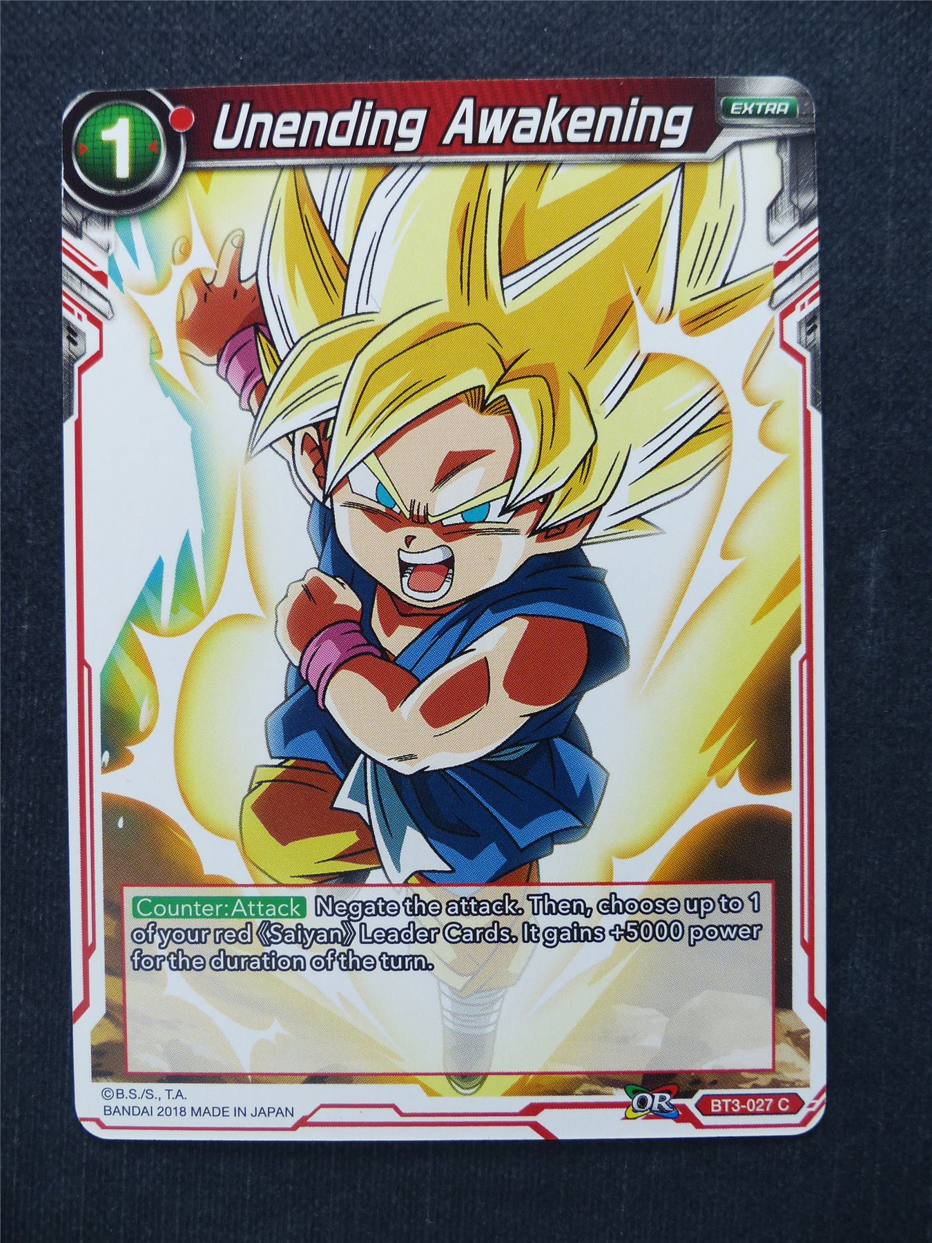 Unending Awakening - Dragon Ball Super Cards #G9