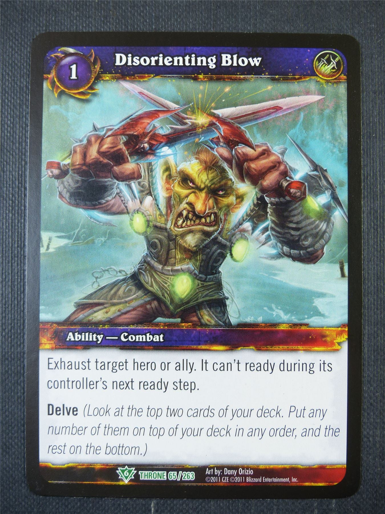 Disorienting Blow 65/263 - WoW Card #1CX