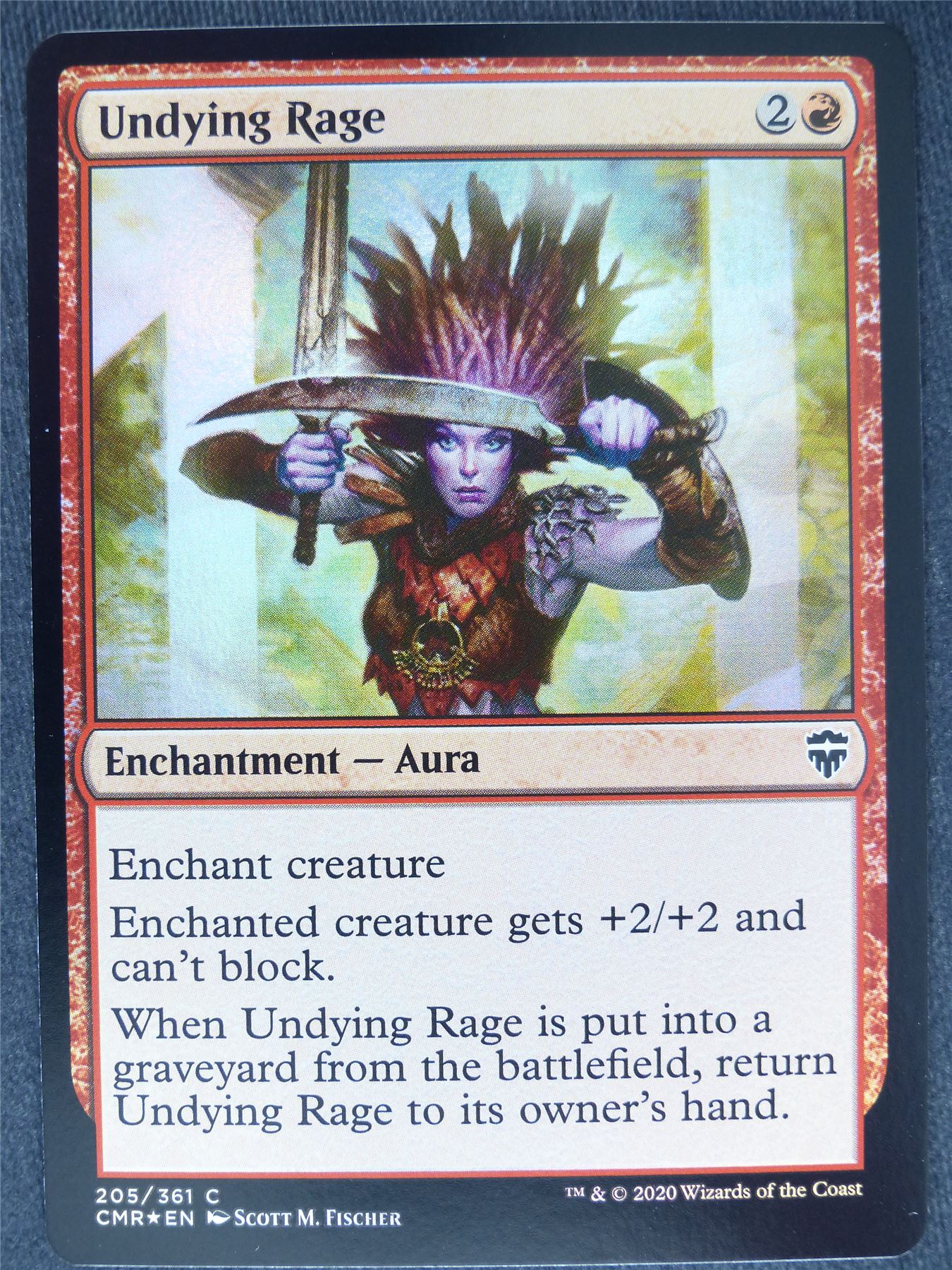 Undying Rage Foil Mint - Mtg Magic Cards #3M