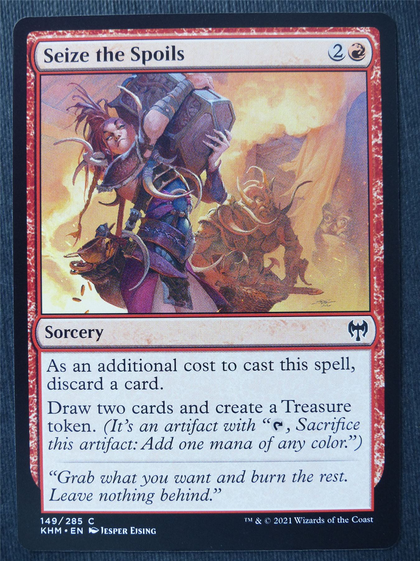 Seize the Spoils - Mtg Magic Cards #21