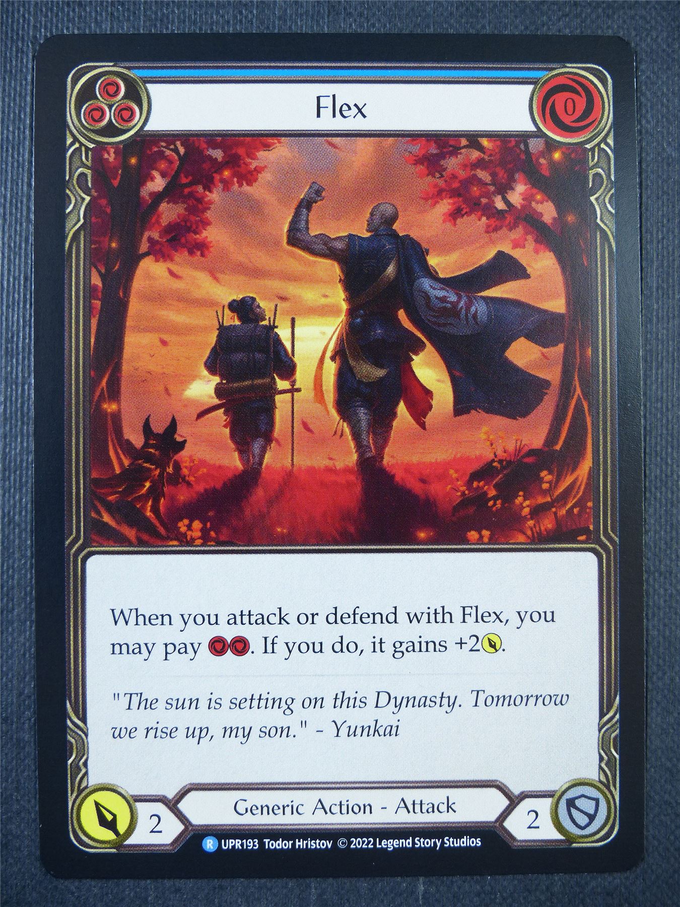 Flex R UPR193 - Blue - Flesh & Blood Card #6VO