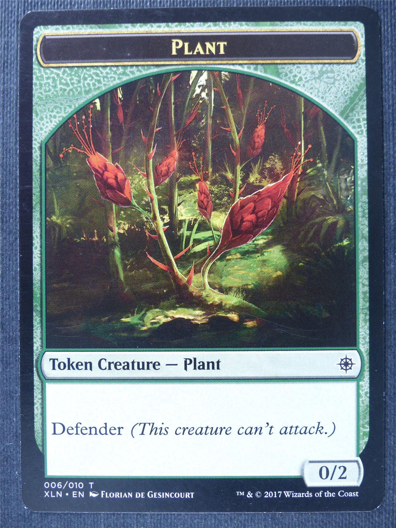 Plant Token - Mtg Card #1WA