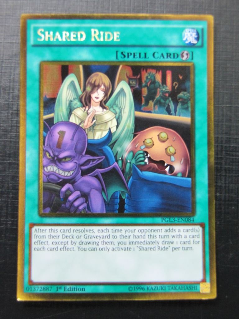 Shared Ride PGL3 Gold Rare - 1st Ed - Yugioh Card # G2