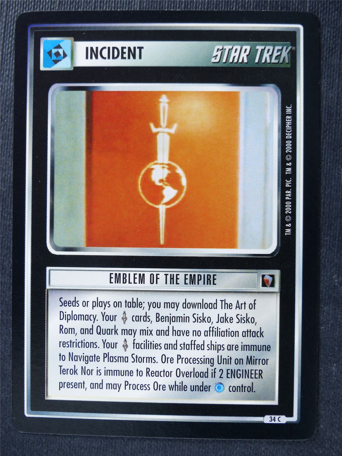 Emblem of the Empire - Star Trek Card #4T4
