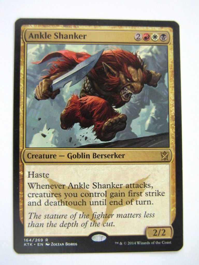 MTG Magic Played Cards: ANKLE SHANKER # 7A15