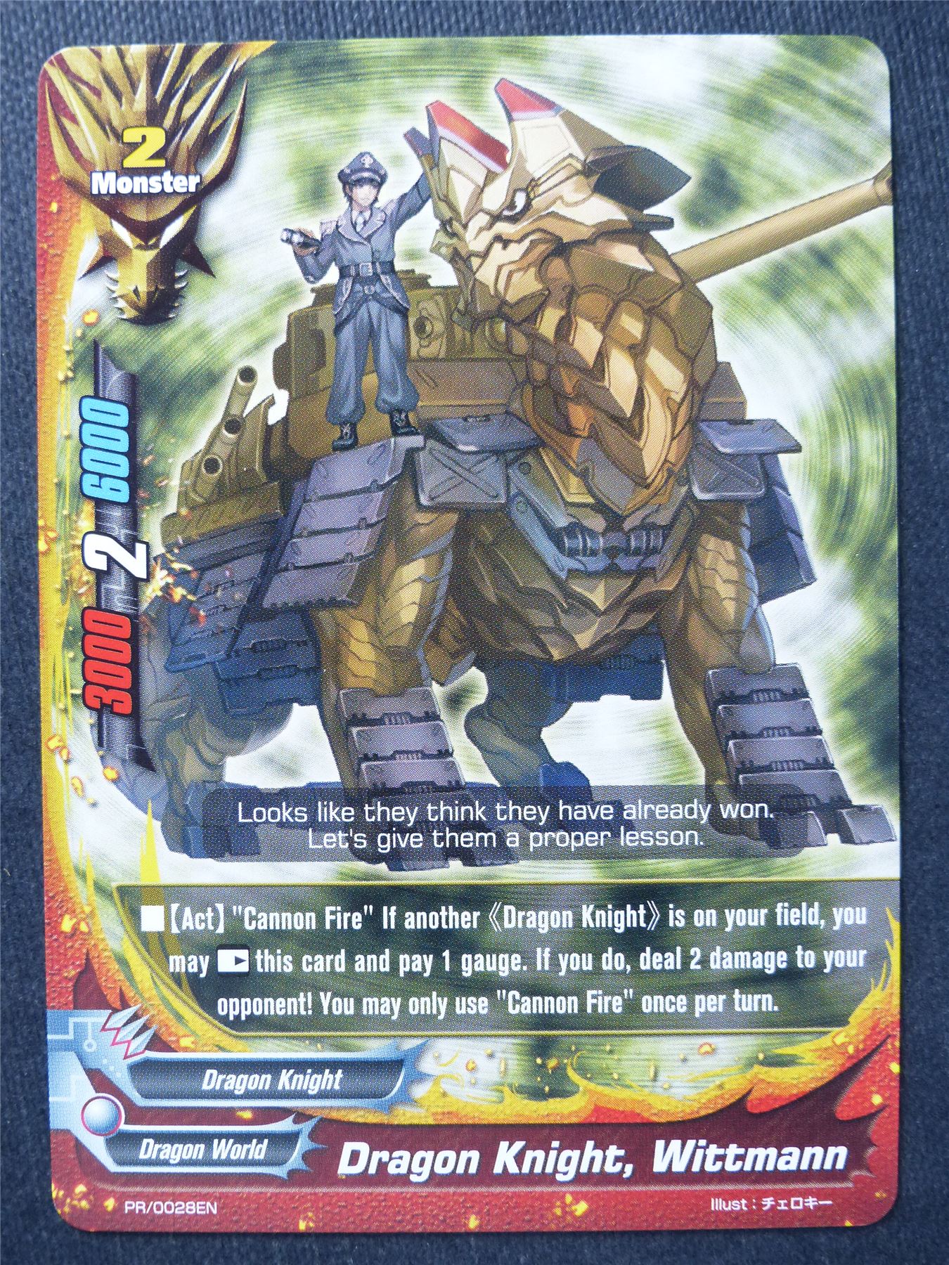 Dragon Knight Wittmann Promo - Buddyfight Cards #LE