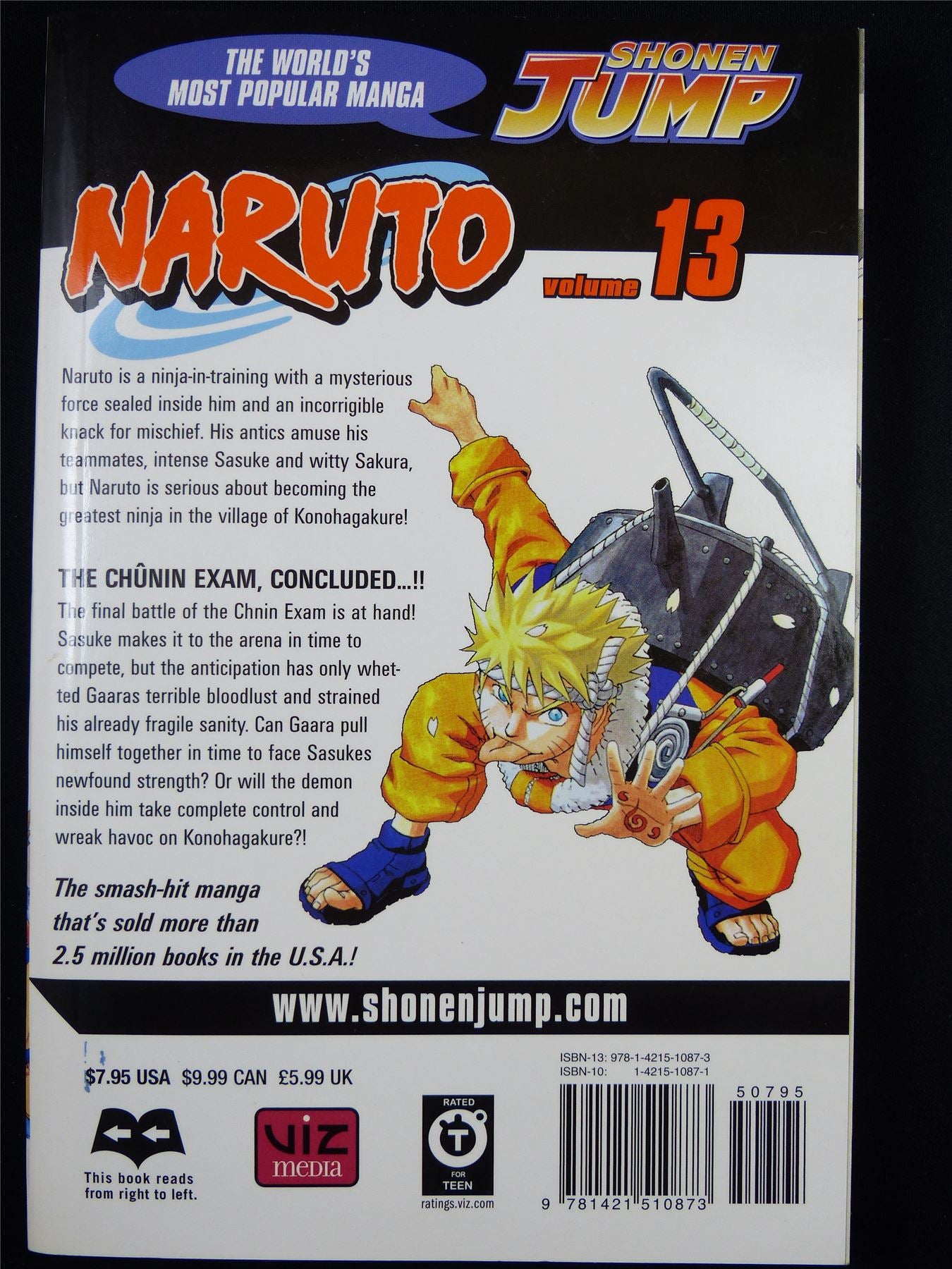 NARUTO Volume 13 - Shonen Jump Viz Manga #3HY