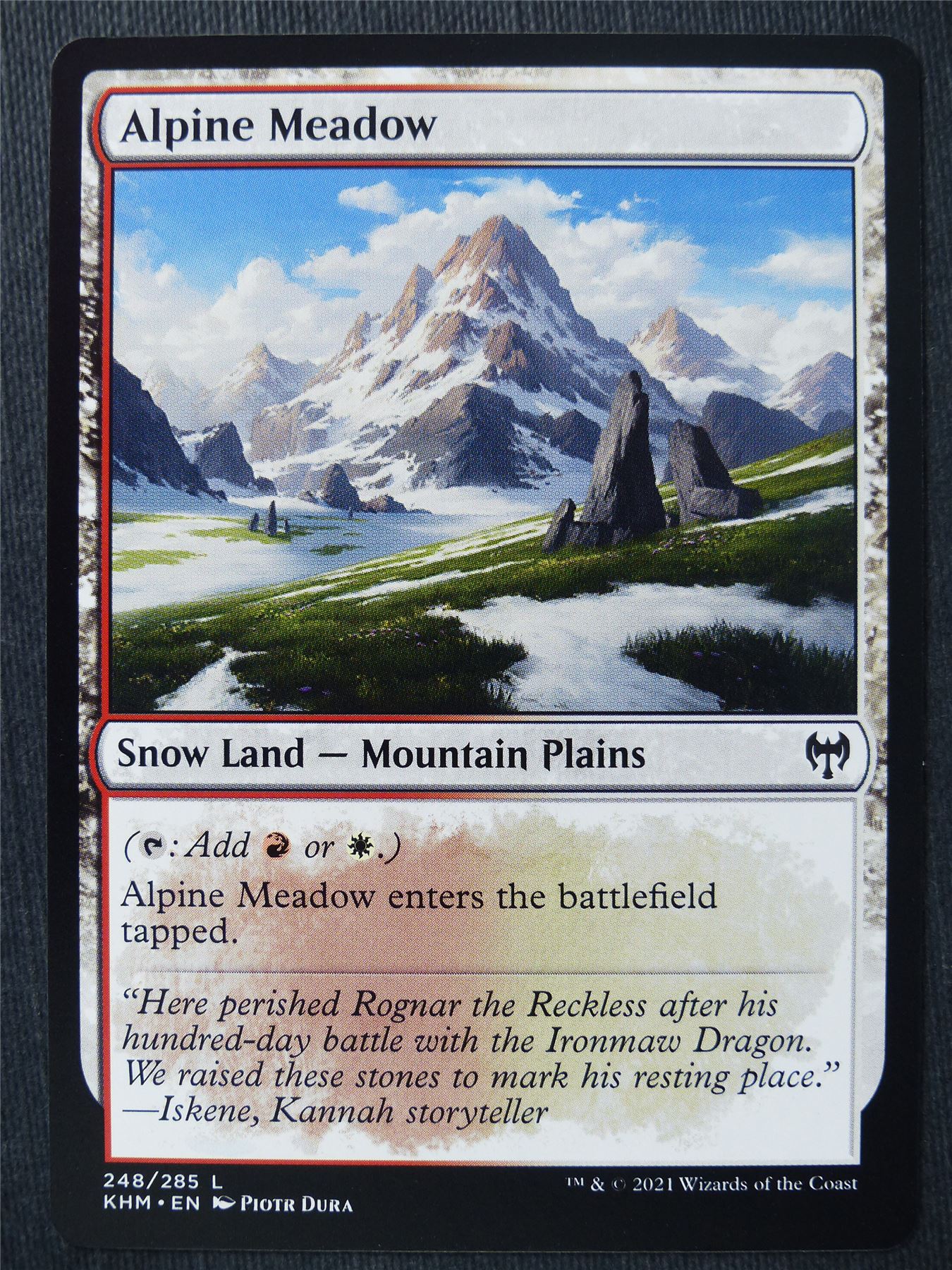 Alpine Meadow - Mtg Magic Cards #2V