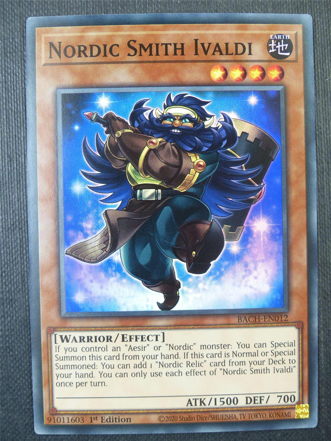 Nordic Smith Ivaldi BACH Super Rare - 1st ed Yguoh Card #74E