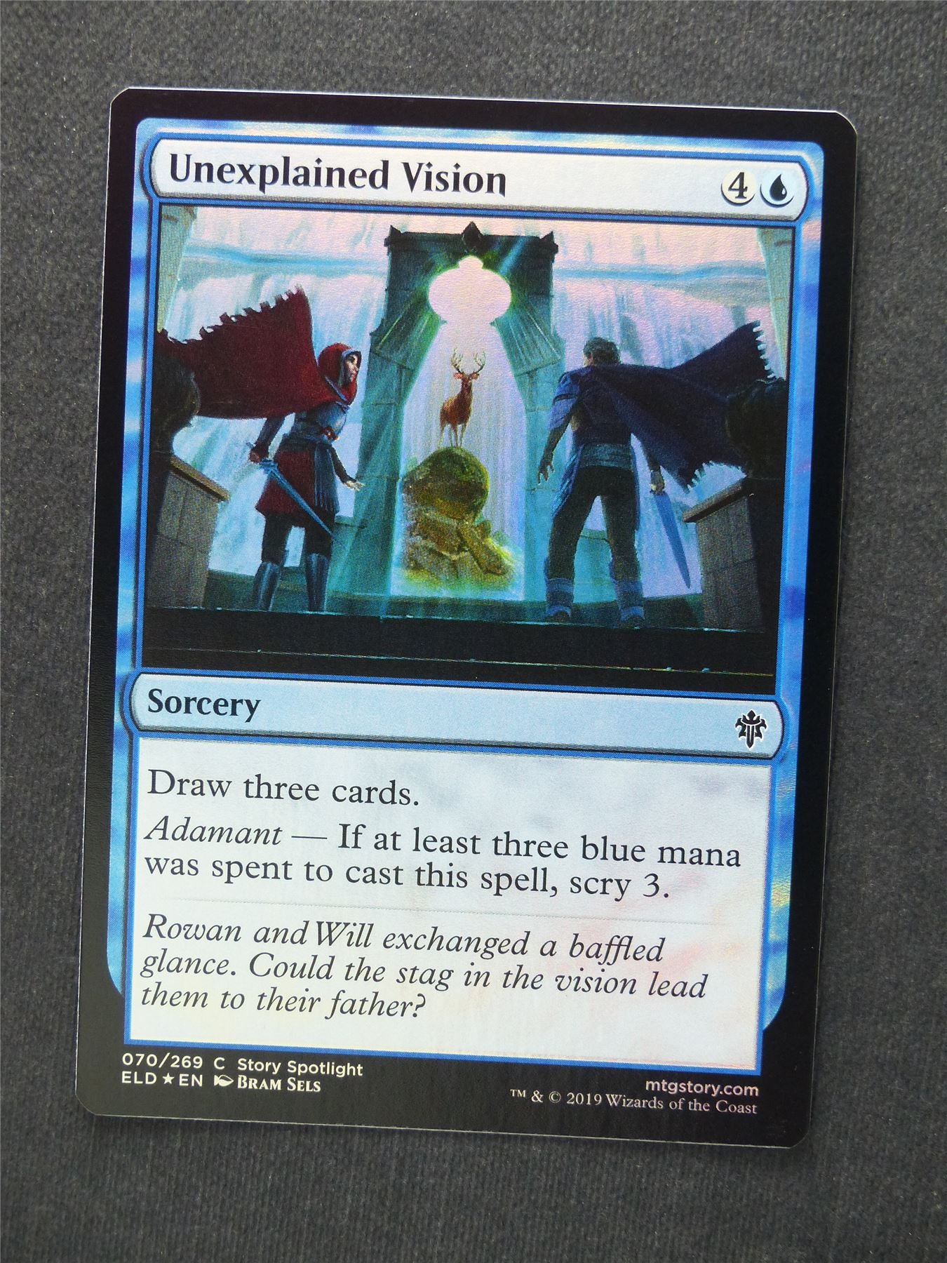 Unexplained Vision Foil - Mtg Magic Cards #11V