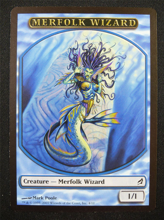 Merfolk Wizard Token - Mtg Card #2DA