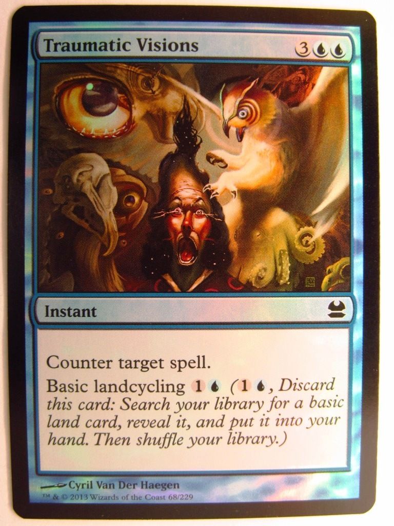 MTG magic the gathering CCG: TRAUMATIC VISIONS FOIL: MODERN MASTERS