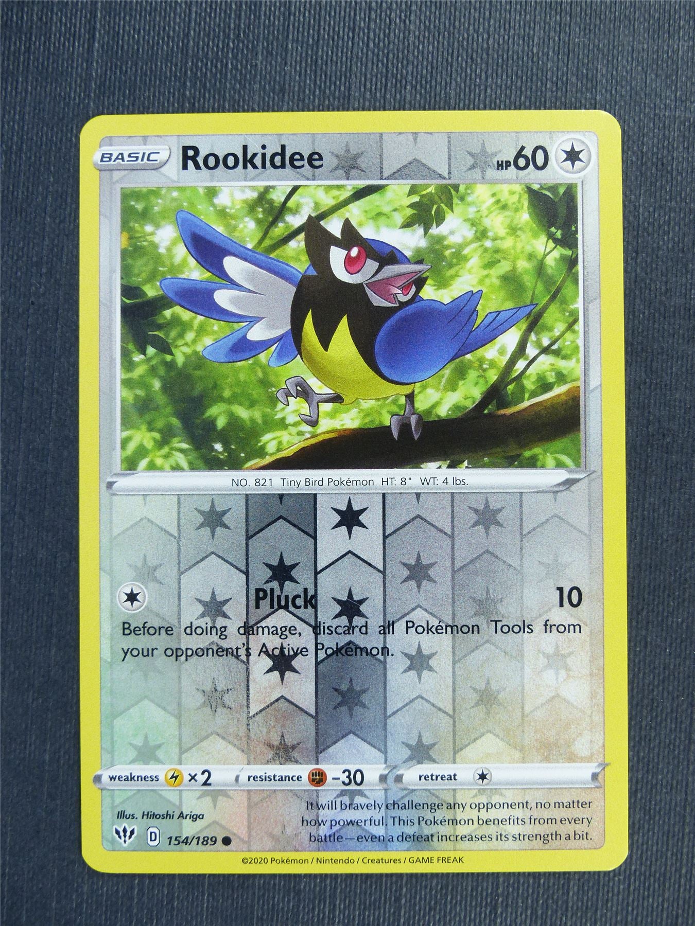 rookidee pokemon card Rookidee 154/189 Reverse Holo - DAA