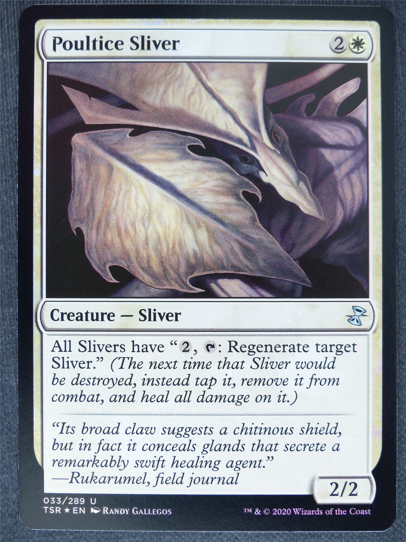 Poultice Sliver Foil - Remastered - Mtg Magic Cards #R2