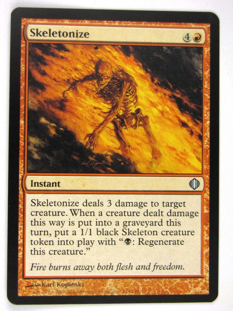 MTG Magic: The Gathering Cards: SKELETONIZE: ALA