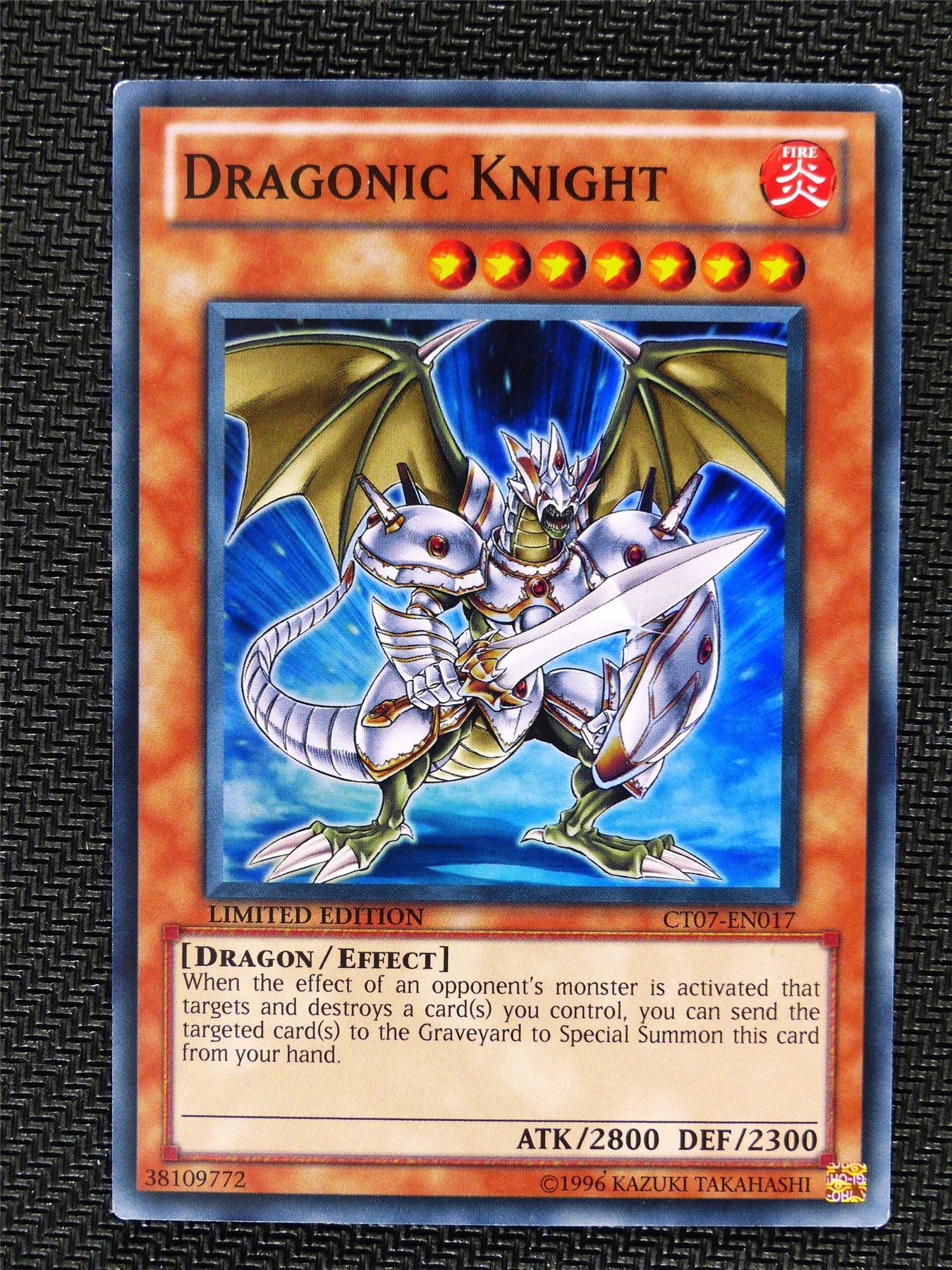 Dragonic Knight - CT07 - Super Rare - Yugioh Card # 1B67