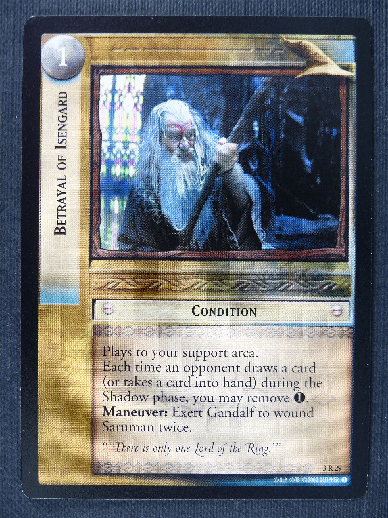 Betrayal of Isengard 3 R 29 - LotrR Cards #3BY